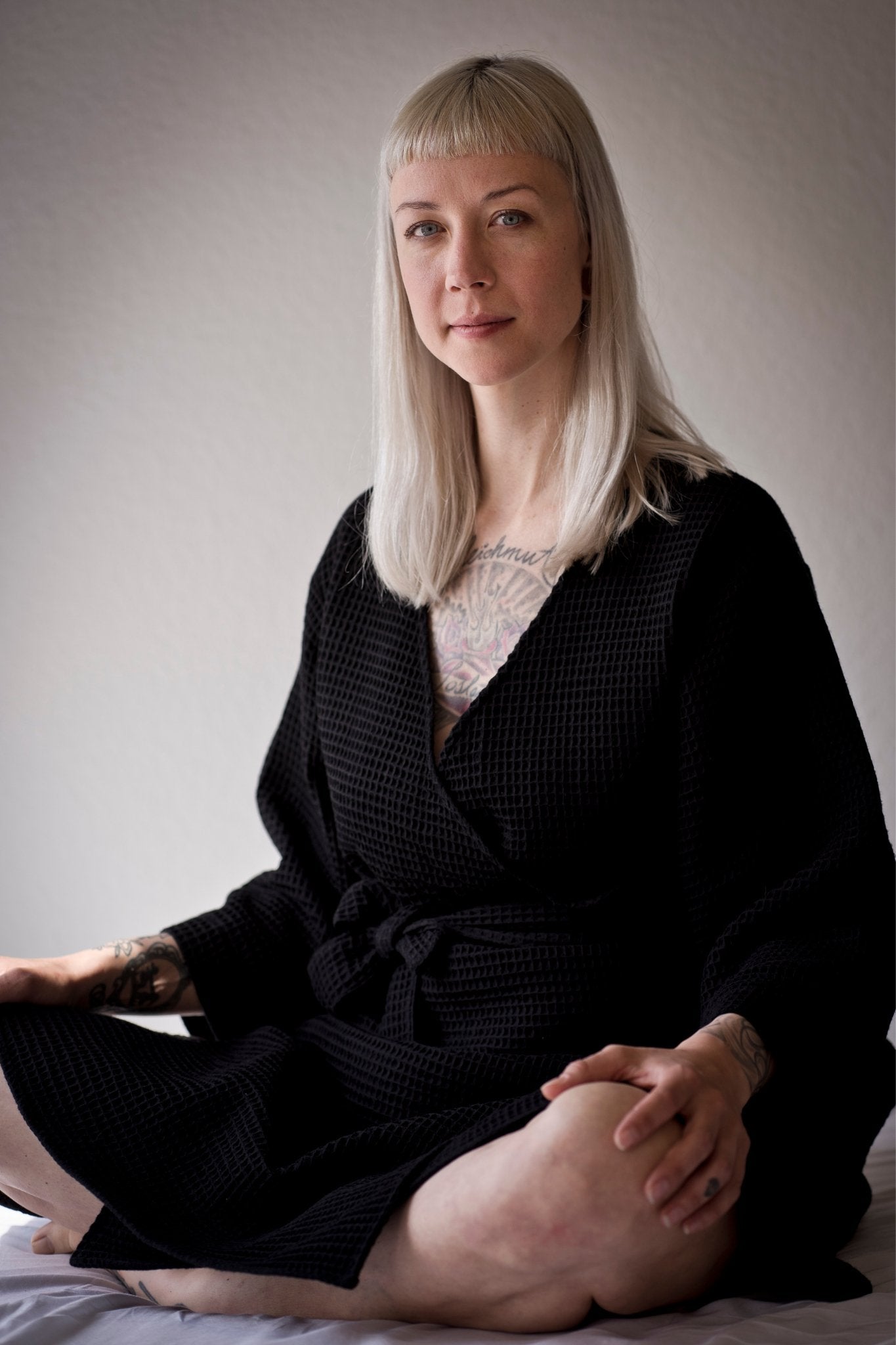 Kimono Morgenmantel MAYA Beige - Wolf Mothers