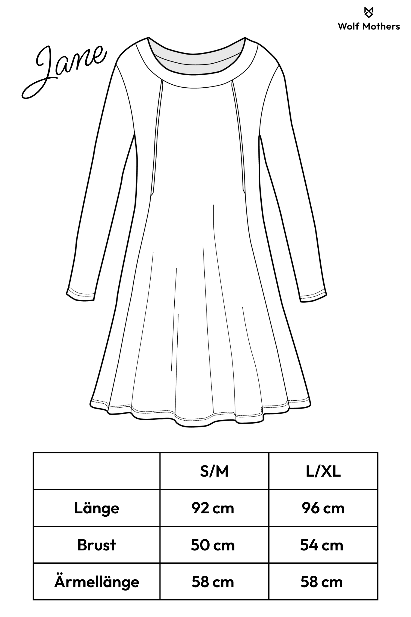 Kleid JANE Beige - Wolf Mothers