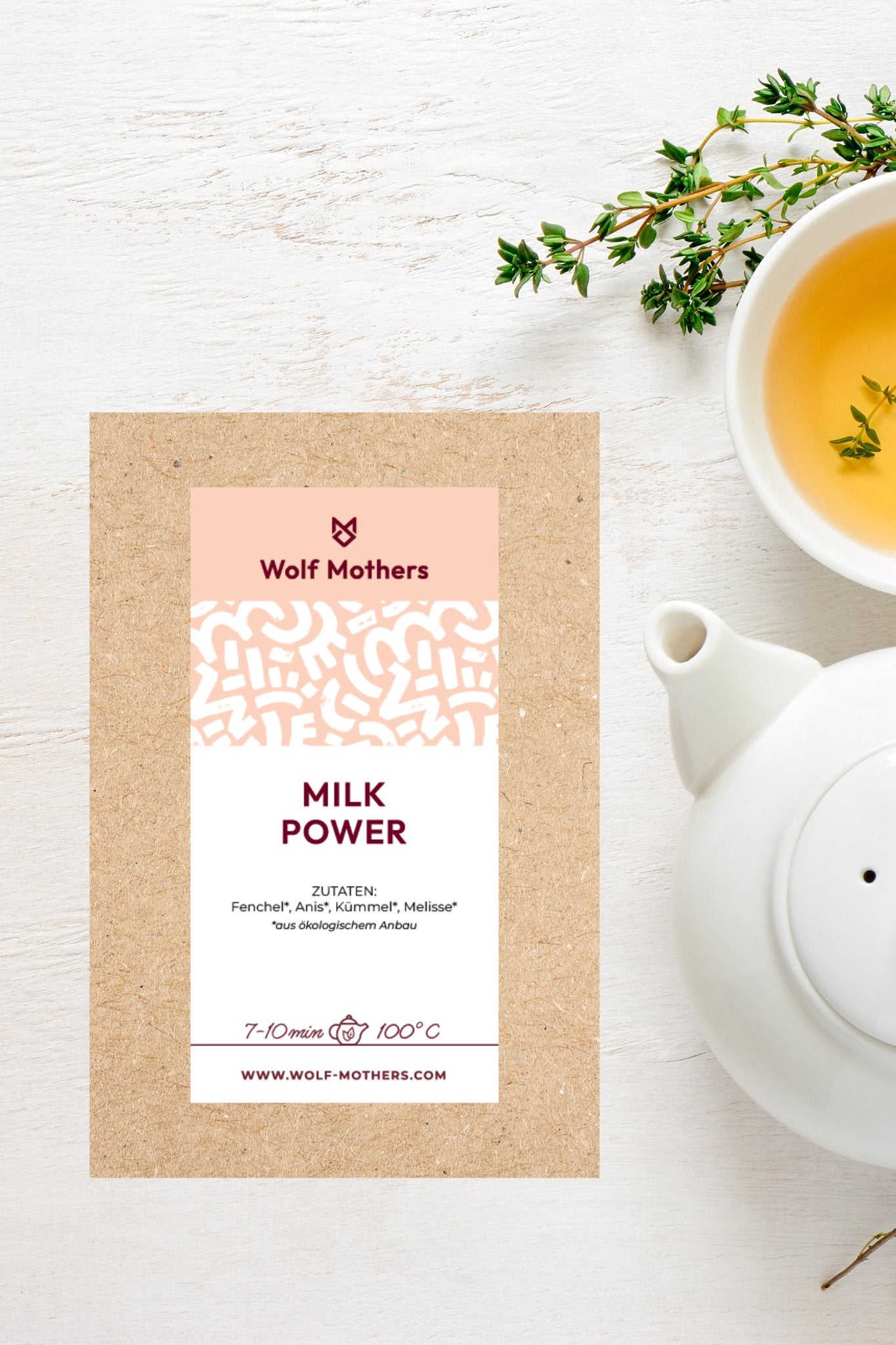 "Milk Power" Tee - Wolf Mothers