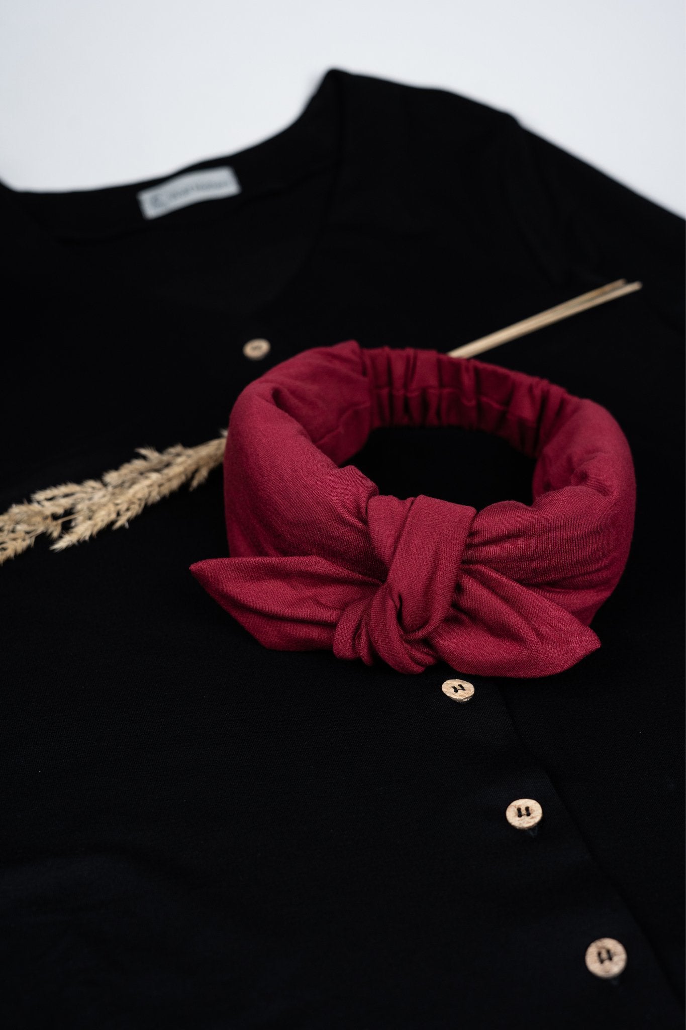 Stirnband Bambus Rot - Wolf Mothers