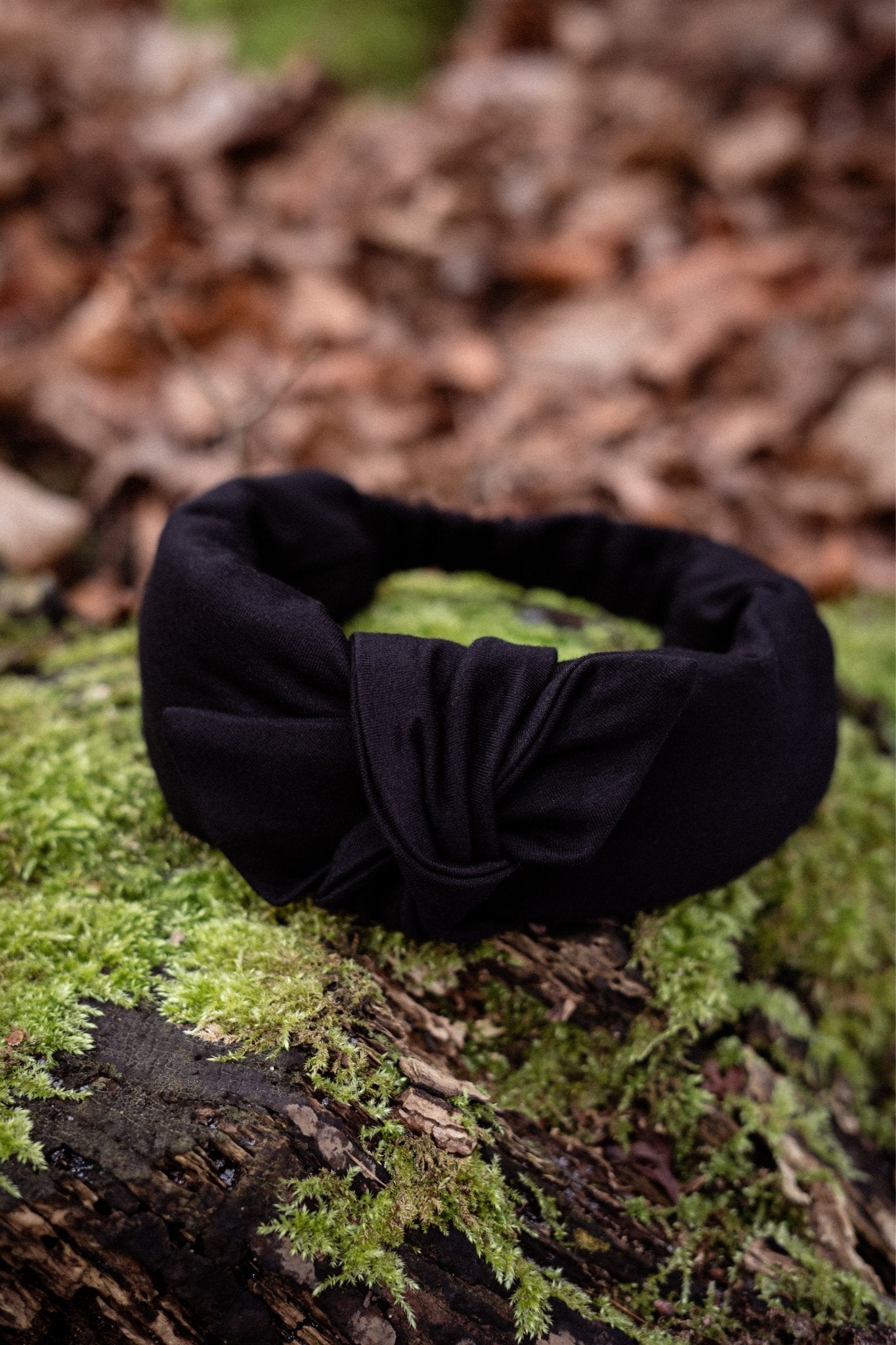 Stirnband Bambus Schwarz - Wolf Mothers