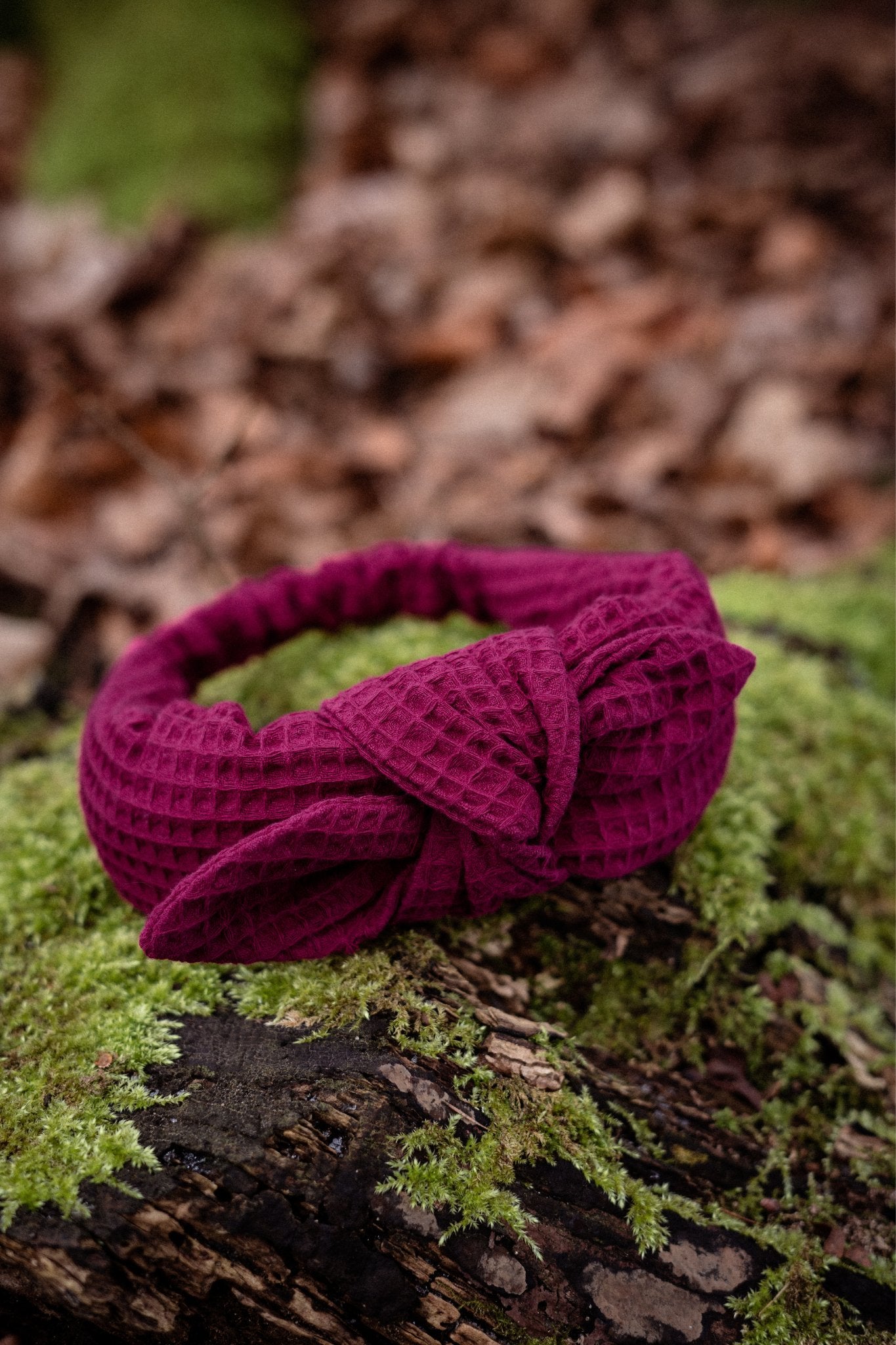 Stirnband Waffel Rot - Wolf Mothers