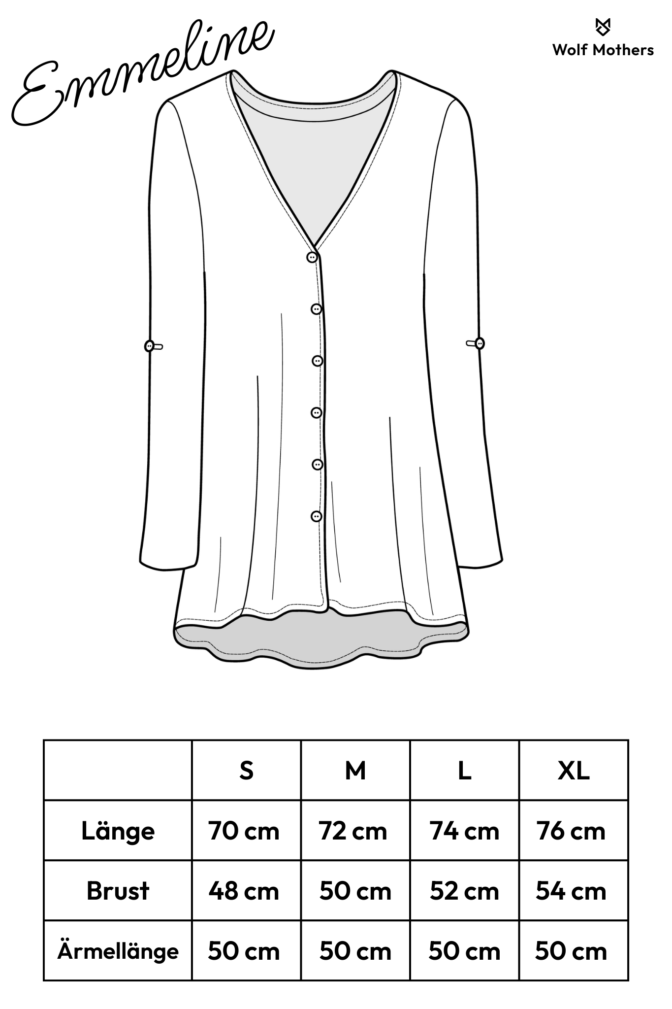 Tunika EMMELINE Rot - Wolf Mothers